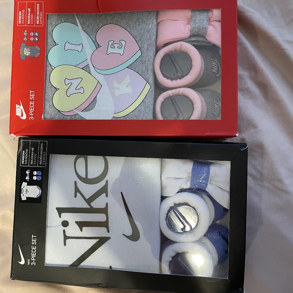 Nike sets 0-6 months